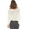 imageBack From Bali Womens Cotton Shrug Poncho Lightweight Summer Shrug Pullover SweaterCream