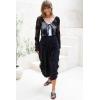 imageBack From Bali Womens Cropped Wide Leg Pants Trouser Comfort Solid Elastic Waist S4XLNavy