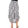 imageBack From Bali Womens Cropped Wide Leg Pants Trouser Comfort Solid Elastic Waist S4XLWhite Abstract