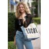 imageBack From Bali Womens Denim Escape Tote Bag Classic Lightweight Shoulder Boho Purse Handbag