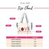 imageBack From Bali Womens Denim Love Tote Bag Classic Lightweight Shoulder Boho Purse Handbag