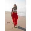 imageBack From Bali Womens Plus Size Sarong Swimsuit Cover Up Solid Beach Wear Bikini Wrap Skirt with Coconut ClipNavy