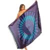 imageBack From Bali Womens Sarong Beach Swimsuit Bikini Cover up Wrap Peacock ampamp ClipBlack Purple