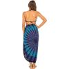 imageBack From Bali Womens Sarong Beach Swimsuit Bikini Cover up Wrap Peacock ampamp ClipBlack Purple