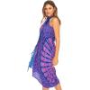 imageBack From Bali Womens Sarong Beach Swimsuit Bikini Cover up Wrap Peacock ampamp ClipBlue Pink