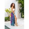 imageBack From Bali Womens Sarong Beach Swimsuit Bikini Cover up Wrap Peacock ampamp ClipBlue Pink