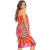 imageBack From Bali Womens Sarong Beach Swimsuit Bikini Cover up Wrap Peacock ampamp ClipFuchsia Mint