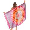 imageBack From Bali Womens Sarong Beach Swimsuit Bikini Cover up Wrap Peacock ampamp ClipFuchsia Mint