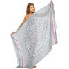 imageBack From Bali Womens Sarong Beach Swimsuit Bikini Cover up Wrap Peacock ampamp ClipGaza Grey