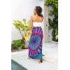 imageBack From Bali Womens Sarong Beach Swimsuit Bikini Cover up Wrap Peacock ampamp ClipGaza Peach
