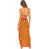 imageBack From Bali Womens Sarong Beach Swimsuit Bikini Cover up Wrap Peacock ampamp ClipGaza Red