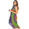 imageBack From Bali Womens Sarong Beach Swimsuit Bikini Cover up Wrap Peacock ampamp ClipTosca Pink