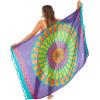 imageBack From Bali Womens Sarong Beach Swimsuit Bikini Cover up Wrap Peacock ampamp ClipTosca Pink