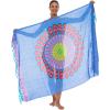 imageBack From Bali Womens Sarong Beach Swimsuit Bikini Cover up Wrap Peacock ampamp ClipTurquoise Ocean