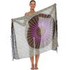 imageBack From Bali Womens Sarong Beach Swimsuit Bikini Cover up Wrap Peacock ampamp ClipTurquoise Purple