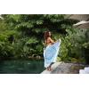 imageBack From Bali Womens Sarong Beach Swimsuit Bikini Cover up Wrap Peacock ampamp ClipWhite Tosca