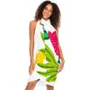 imageBack From Bali Womens Sarong Coverup Hand Painted Flower Swimsuit Wrap Skirt Beach Pareo with Coconut ClipHibiscus White