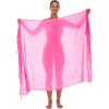 imageBack From Bali Womens Sarong Wrap Swimsuit Cover Up Solid Beach Pareo Bathing Suit Skirt Coconut Tie ClipPink