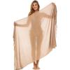 imageBack From Bali Womens Sarong Wrap Swimsuit Cover Up Solid Beach Pareo Bathing Suit Skirt Coconut Tie ClipTaupe