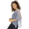 imageBack From Bali Womens Sheer Poncho Shrug Bolero Lightweight Summer Shrug Pullover SweaterChina Blue