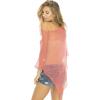 imageBack From Bali Womens Sheer Poncho Shrug Bolero Lightweight Summer Shrug Pullover SweaterCoral
