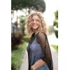 imageBack From Bali Womens Sheer Poncho Shrug Bolero Lightweight Summer Shrug Pullover SweaterGrey