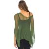 imageBack From Bali Womens Sheer Poncho Shrug Bolero Lightweight Summer Shrug Pullover SweaterHunter Green