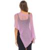 imageBack From Bali Womens Sheer Poncho Shrug Bolero Lightweight Summer Shrug Pullover SweaterLavender