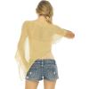 imageBack From Bali Womens Sheer Poncho Shrug Bolero Lightweight Summer Shrug Pullover SweaterNatural