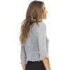 imageBack From Bali Womens Sheer Shrug Ruffle Cardigan Lightweight Sweater Bolero Arm CoverGrey Blue