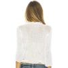 imageBack From Bali Womens Sheer Shrug Ruffle Cardigan Lightweight Sweater Bolero Arm CoverWhite