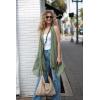 imageBack From Bali Womens Sleeveless Kimono Duster Sheer Chiffon Boho Cardigan VestMocha