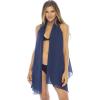 imageBack From Bali Womens Sleeveless Kimono Duster Sheer Chiffon Boho Cardigan VestNavy