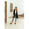 imageBack From Bali Womens Sleeveless Kimono Duster Sheer Chiffon Boho Cardigan VestNavy