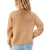 imageBack From Bali Womens Slouchy VNeck Cardigan Fuzzy Knit Sweater Oversized Drop Shoulder Long SleevesKhaki