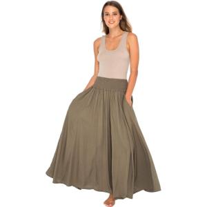 imageBack From Bali Womens Boho Wide Leg Palazzo Pants Smocked Waist Harem Lounge Loose Summer Beach PantsOlive
