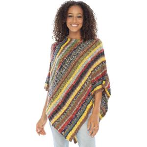 imageBack From Bali Womens Cable Knit Poncho Sweater Cape Boho Soft CasualColorful