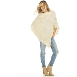 imageBack From Bali Womens Cable Knit Poncho Sweater Cape Boho Soft CasualNatural