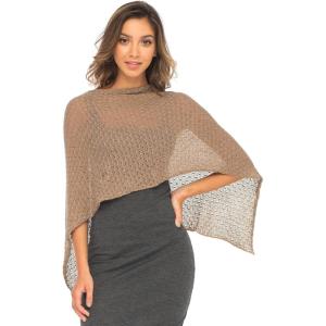 imageBack From Bali Womens Cotton Shrug Poncho Lightweight Summer Shrug Pullover SweaterBeige