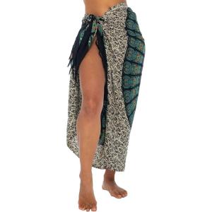 imageBack From Bali Womens Sarong Beach Swimsuit Bikini Cover up Wrap Peacock ampamp ClipTosca