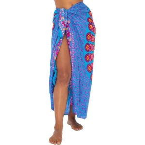 imageBack From Bali Womens Sarong Beach Swimsuit Bikini Cover up Wrap Peacock ampamp ClipTurquoise Ocean