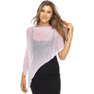 imageBack From Bali Womens Sheer Poncho Shrug Bolero Lightweight Summer Shrug Pullover SweaterLight Pink
