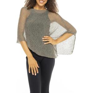 imageBack From Bali Womens Sheer Poncho Shrug Bolero Lightweight Summer Shrug Pullover SweaterOlive