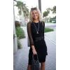 imageBack From Bali Womens Sheer Long Cardigan Lightweight Mesh Knit Kimono Duster  Sleeves Shrug with Curved HemBlack