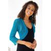 imageBack From Bali Womens Sheer Bolero Shrug Lightweight Knit Sweater for Dresses Cropped Jacket Evening DressesJewel