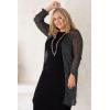 imageBack From Bali Womens Plus Size Metallic Sheer Long Cardigan Lightweight Open Front Shrug Lite Knit Sweater 2X 3X 4XGold