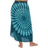 imageBack From Bali Womens Plus Size Sarong Swimsuit Cover Up Peacock Beach Wear Bikini Wrap Skirt with Coconut ClipTosca Black